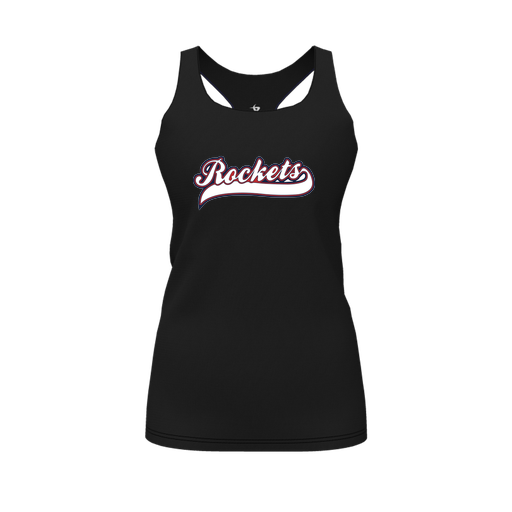 [FT0TRBBK-FYS-LOGO1] Decker Racerback Tank Top (Female Youth S, Black, Logo 1)