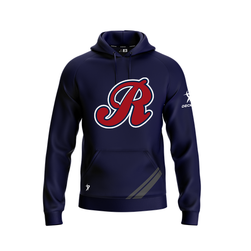 [FOLHSMNV-YXS-LOGO2] Decker Summit Hoodie (Youth XS, Navy, Logo 2)