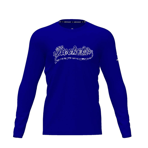 [CUS-DRIF-TEES-PER-CNK-LSL-RYL-YXS-LOGO1] Dri Fit Performance T-Shirt (Youth XS, Royal, Logo 1, Long Sleeve)