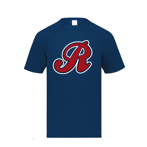 [2790.065.S-LOGO2] Men's Smooth Sport T-Shirt (Adult S, Navy, Logo 2)