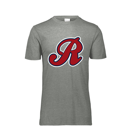 [FTSCUBGY-YS-LOGO2] Decker Youth Tri-Blend T-Shirt - Short Sleeve (Youth S, Gray, Logo 2)