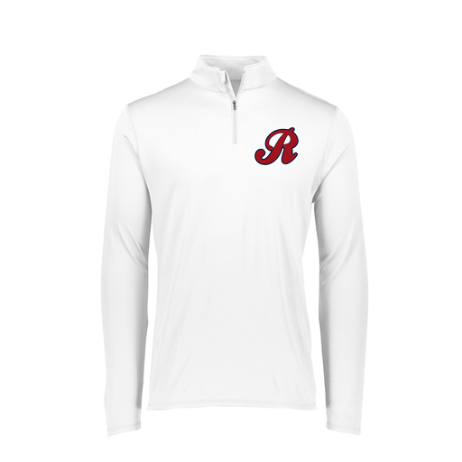 [FTLQFLWH-FAXS-LOGO2] Decker Women's Flex-Lite 1/4 Zip Shirt (Female Adult XS, White, Logo 2)