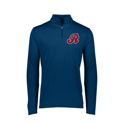 [FTLQFLNV-FAXS-LOGO2] Decker Women's Flex-Lite 1/4 Zip Shirt (Female Adult XS, Navy, Logo 2)