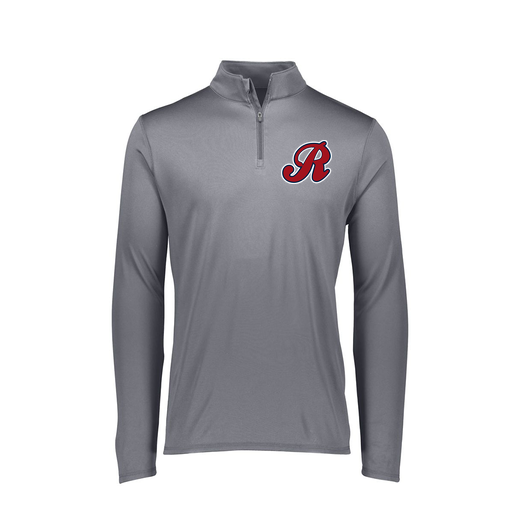 [2787.059.XS-LOGO2] Ladies Dri Fit 1/4 Zip Shirt (Female Adult XS, Gray, Logo 2)