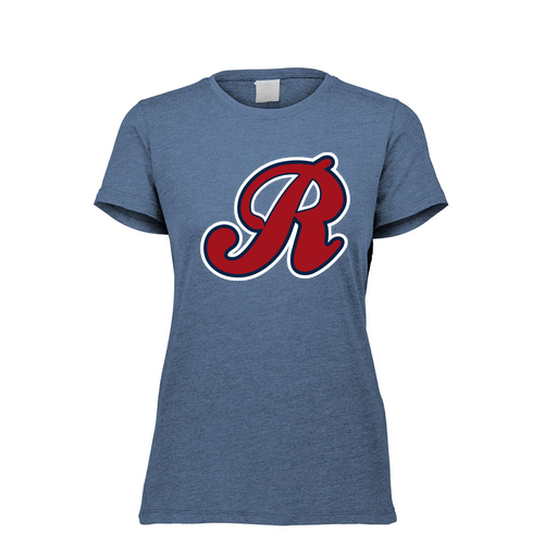 [FTSCUBNV-FAXS-LOGO2] Decker Women's Tri-Blend T-Shirt - Short Sleeve (Female Adult XS, Navy, Logo 2)
