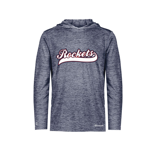 [FOLHCGNV-YS-LOGO1] Decker Youth Charge Hoodie (Youth S, Navy, Logo 1)