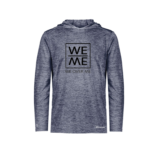 [FOLHCGNV-YS-LOGO3] Decker Youth Charge Hoodie (Youth S, Navy, Logo 3)