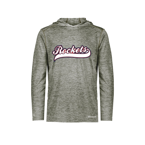 [FOLHCGGY-YS-LOGO1] Decker Youth Charge Hoodie (Youth S, Gray, Logo 1)