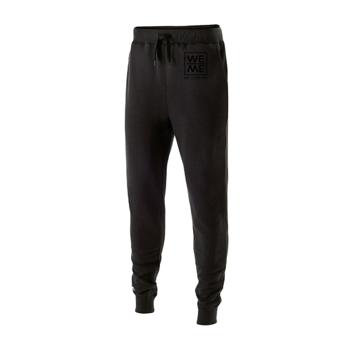 [229548.080.XS-LOGO3] Men's 60/40 Fleece Jogger (Adult XS, Black, Logo 3)