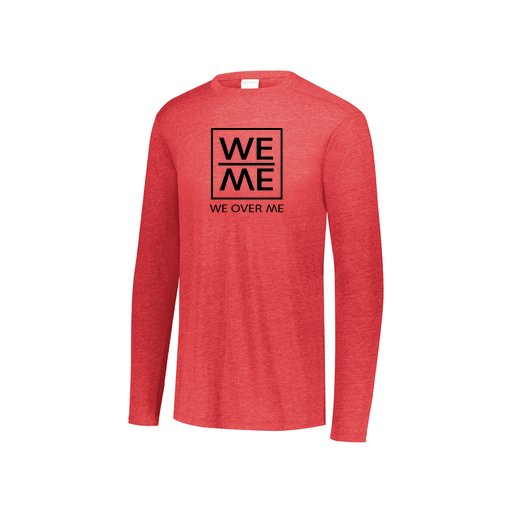 [3076.V96.S-LOGO3] Youth LS Ultra-blend T-Shirt (Youth S, Red, Logo 3)