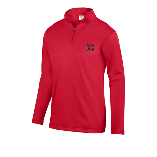 [5508.040.S-LOGO3] Youth FlexFleece 1/4 Zip (Youth S, Red, Logo 3)