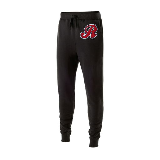 [229648.080.S-LOGO2] Youth 60/40 Fleece Jogger (Youth S, Black, Logo 2)