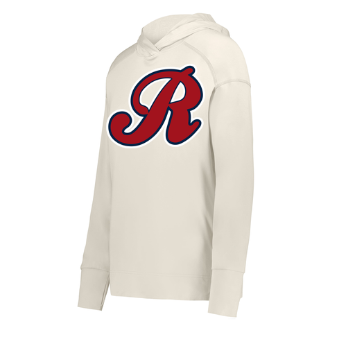 [222798-WHT-FAXS-LOGO2] Ladies Ventura Thin Knit Hoodie (Female Adult XS, White, Logo 2)