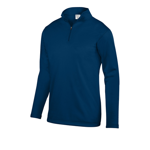 [DFW-FFQZ-NVY-AS-LOGO5] Men's FlexFleece 1/4 Zip (Adult S, Navy, Logo 5)