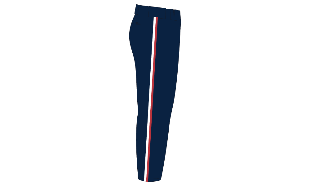 Rockets- Navy Pants White/Red stripes